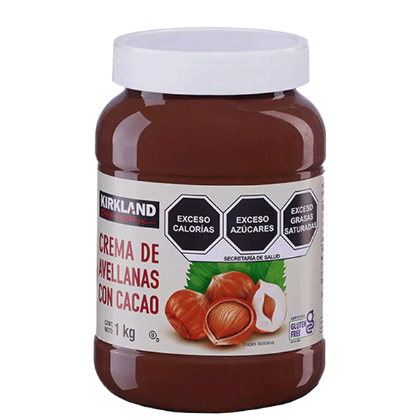 Crema de avellanas kirkland 1kg