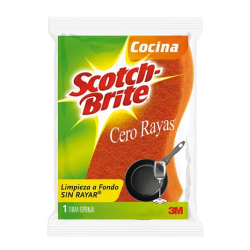 Cero rayas naranja ch scotch brite pza