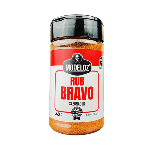 Sazonador rub bravo modeloz 180g pza