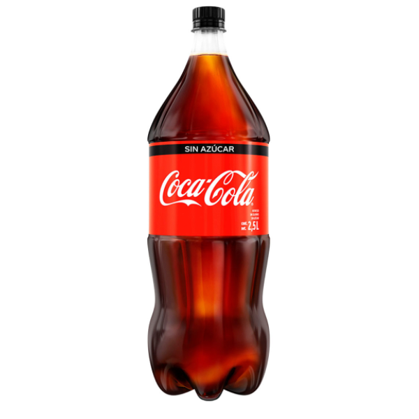 Refresco Coca Cola sin azúcar 2.5 l